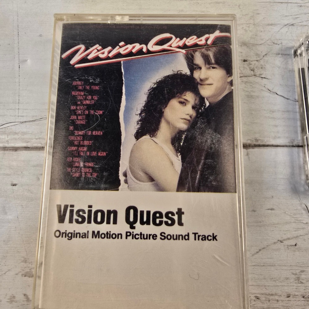 Vintage 1985 Vision Quest Soundtrack Cassette Tape Madonna Journey Dio Geffen